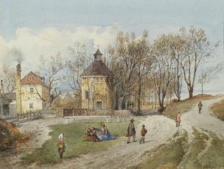 La chapelle Brigitta à Vienne Brigittenau - Ferdinand Weckbrodt — vy av konstverket