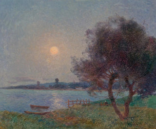 Ferdinand du Puigaudeau - La rivire au clair de lune.webp