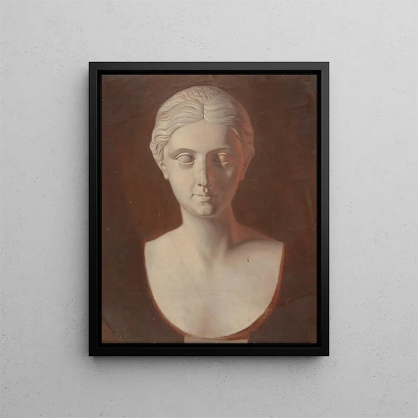 Tête de femme - Ferdinand von Wright — inramlat konstverk på väggen