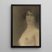svarta hår L'Ange du mal - Fernand Khnopff — inramlat konstverk på väggen