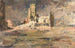 Le Beffroi d'Arras 1916 - Fernand Sabatté — vy av konstverket