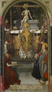Messe de Saint Grégoire avec un donateur - Fernando Gallego — vy av konstverket