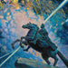 Feux d'artifice Le Cavalier de Bronze - Boris Kustodiev — visat i en interiör
