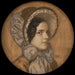 Fille Marie med en volanghatt - Franz von Stuck — visat i en interiör