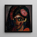 den egyptiska flickan - Alexej von Jawlensky — inramlat konstverk på väggen