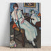 Reproduktion av målningen Flicka i vit - Samuel John Peploe