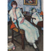 Reproduktion av målningen Flicka i vit - Samuel John Peploe