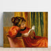 Reproduktion av målningen Flicka som läser - Pierre-Auguste Renoir
