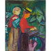Reproduktion av målningen Flickor som vattnar blommor (The Linde Frieze) - Edvard Munch