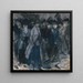 Filles de magasin - William James Glackens — inramlat konstverk på väggen