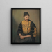 Breton de Pont-l'Abbé - Firmin Baes — inramlat konstverk på väggen