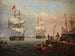 Boston hamn - Fitz Henry Lane — vy av konstverket