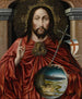 Le Christ comme Sauveur du monde - École flamande — vy av konstverket