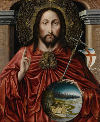 Flemish School - Christ As Salvator Mundi.webp