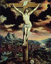Le Christ sur la croix - École flamande — vy av konstverket