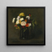 Blommor - Henri Fantin-Latour — inramlat konstverk på väggen