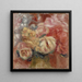Blommor - Pierre-Auguste Renoir — inramlat konstverk på väggen
