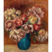 Reproduktion av målningen Blommor i en grön vas - Pierre-Auguste Renoir