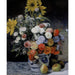 Reproduktion av målningen av blandade blommor i en lerkruka - Pierre-Auguste Renoir