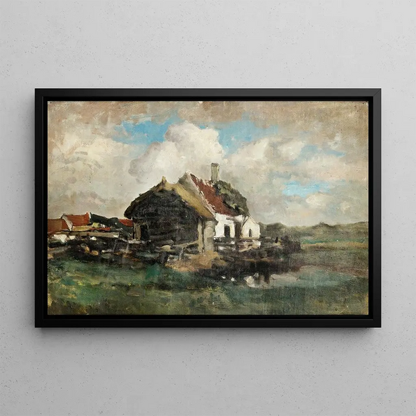 Flicien Rops - The Abandoned House.webp