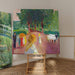 Reproduktion av målningen Flirt i parken - Edvard Munch