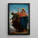 La Tentation du Christ par le Diable av Félix-Joseph Barrias — inramlat konstverk på väggen