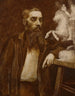 Portrait av skulptören Armand Le Véel - Félix Bracquemond — vy av konstverket