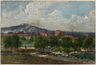 Flix Brard - Vue de la porte de Vanves prise de la rue de Bagneux au GrandMontrouge.webp