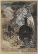 Frontispiece för L'Illustration Nouvelle L'Enterrement du Burin - Félix Hilaire Buhot — vy av konstverket