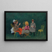 Flickor i Bois de Boulogne eller Trädgården - Félix Vallotton — inramlat konstverk på väggen