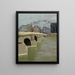 Le Pont Neuf 1902 - Félix Vallotton — inramlat konstverk på väggen