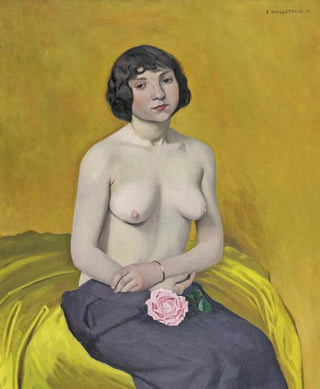 Flix Vallotton - Woman With Rose.webp
