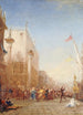 Carnaval Venise quai des Esclavons - Félix Ziem — vy av konstverket