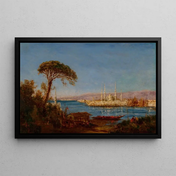 Constantinople - Félix Ziem — inramlat konstverk på väggen