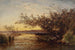 La Camargue Coucher de soleil - Félix Ziem — vy av konstverket