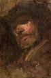 Le Tambour tête d'homme d'après Rembrandt - Félix Ziem — vy av konstverket