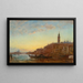 Le Grand Canal à Venise - Félix Ziem — inramlat konstverk på väggen