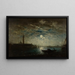 Venise et le campanile au clair de lune - Félix Ziem — inramlat konstverk på väggen