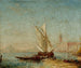 Vue de Venise avec le palais des Doges - Félix Ziem — vy av konstverket