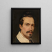 Självporträtt - Félix de Vigne — inramlat konstverk på väggen
