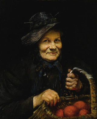 Flora Thomas Mccaig - Portrait of Woman with Oranges.webp