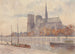 Notre-Dame de Paris - Florence Vincent Robinson — vy av konstverket