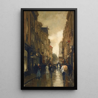 Floris Arntzenius - Figures In The Spuistraat The Hague.webp