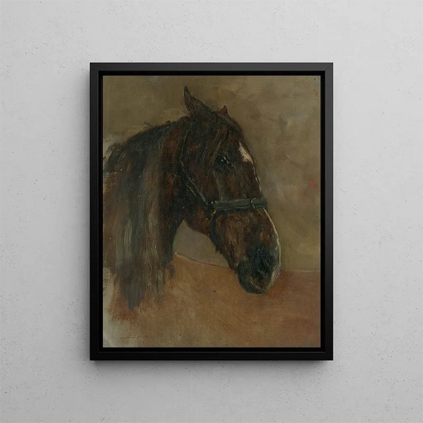 Floris Verster - Head of a horse with halter.webp
