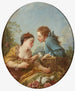 Les Oiseaux Nicheurs The Bird Nesters - École de François Boucher — vy av konstverket