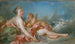 Venus och Cupidon - François Boucher skola — vy av konstverket