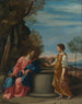 Jesus och Samarierkvinnan - Guido Reni-skolan — vy av konstverket