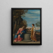 Jesus och Samarierkvinnan - Guido Reni-skolan — inramlat konstverk på väggen