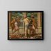 La Flagellation - Ecole de Paolo Veronese — inramlat konstverk på väggen