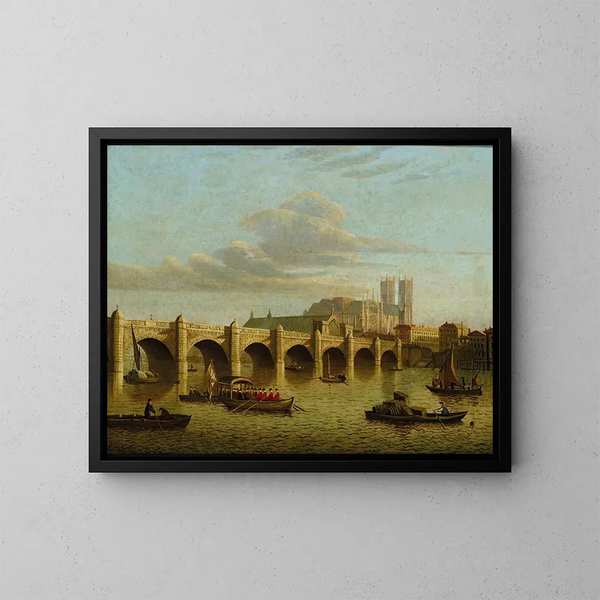 Pont de Westminster - Ecole de Sir John Dean Paul — inramlat konstverk på väggen